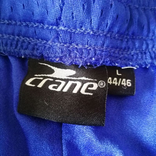 Crane running shorts size L like new, blue and pink
