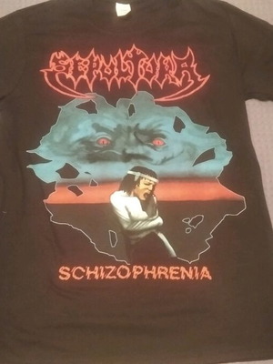 Sepultura Schizophrenia T-shirt new, size M