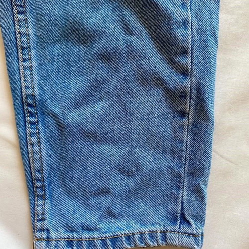 Mom jeans Zara used, Y2K high-waisted blue pants, size S