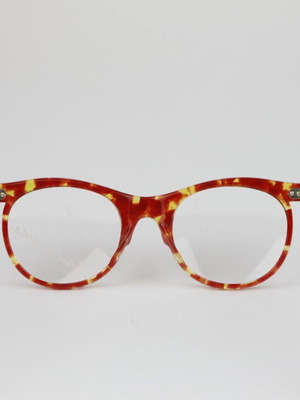 Vintage Robert La Roche eyeglasses new, red with amber