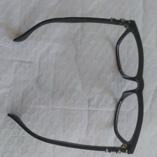 Frames for prescription glasses new, black with cross decoration