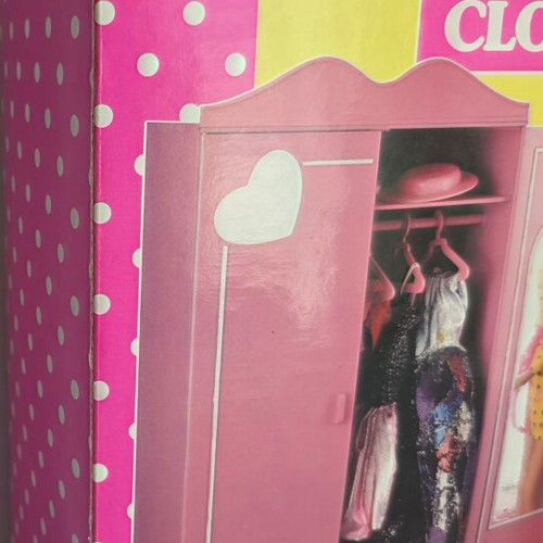 Forever Girl Standing Closet doll clothes wardrobe