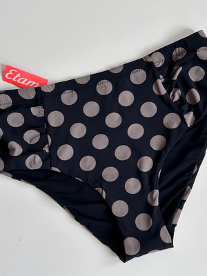 Etam swim bottom new with high waist and polka dots, size 38
