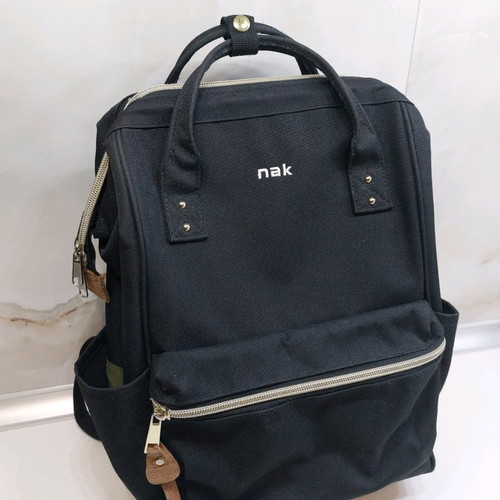 Nak backpack like new, black, comfortable and spacious