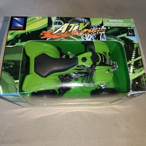 NewRay Scale 1:12 Kawasaki KFX450R ATV Green