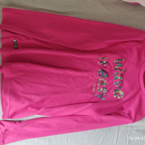 Quechua children's long-sleeve sun-protection shirt like new, pink, 122 cm