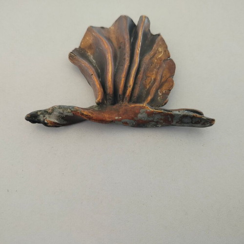 Bronze decorative sculpture used with oxidation