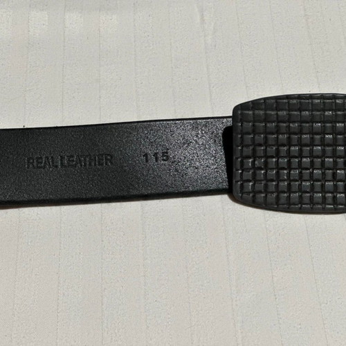 Women's belts used, set of 2, black with buckle