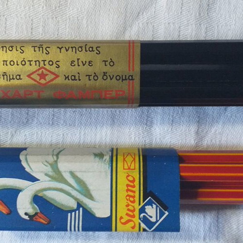 Faber and Swan collectible pencils unused, set of 19 pieces