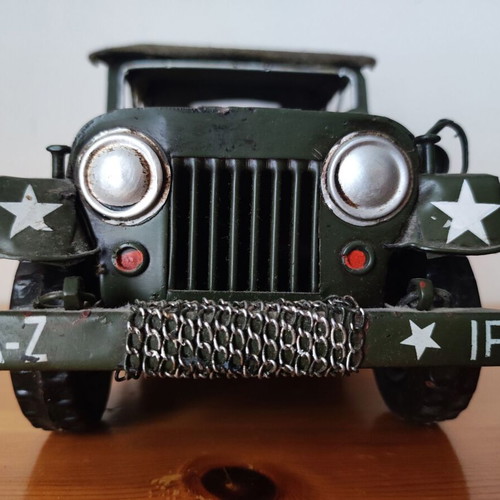 Willys MB Overland Jeep 1941 US Army military metal model