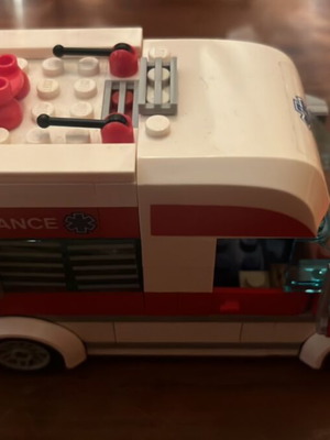 Lego ambulance used, assembled