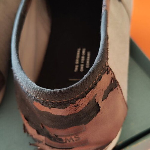 TOMS Classic casual shoes, Frost Grey Chambray, size 45