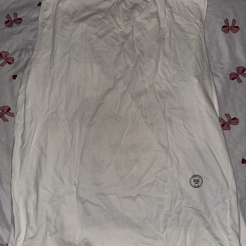 BSB White Muscle Tee Large used with Rock Print