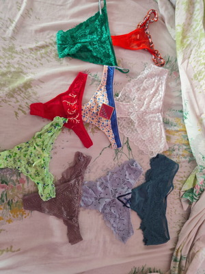 Lot of 9 women's underwear L/XL new