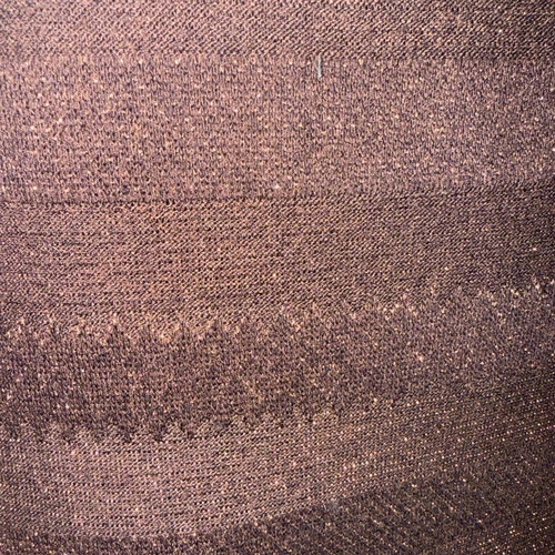 Calzedonia long brown knit dress with subtle shimmer like new, size S
