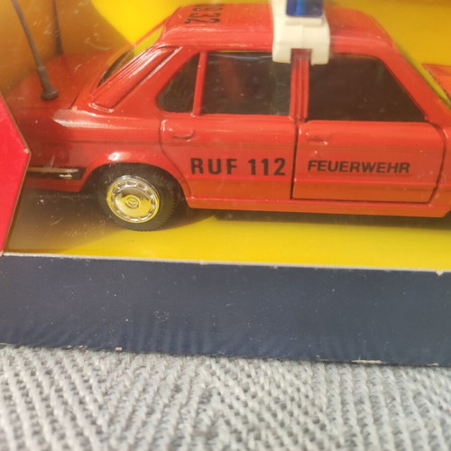 Gama Mini BMW 528i(E28) diecast model new, Feuerwehr RUF 112