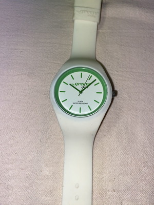 Women's white wristwatch