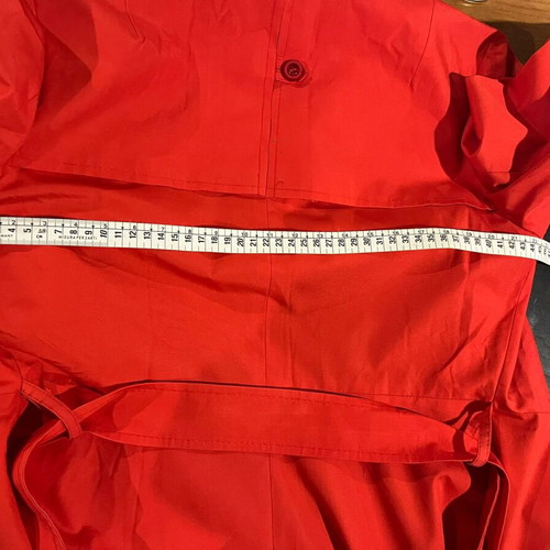 Cotton coat size M like new, red
