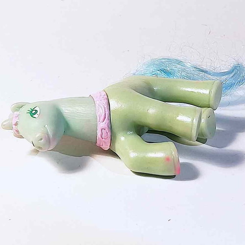 Plastic pony figures set used, plastic toy ponies