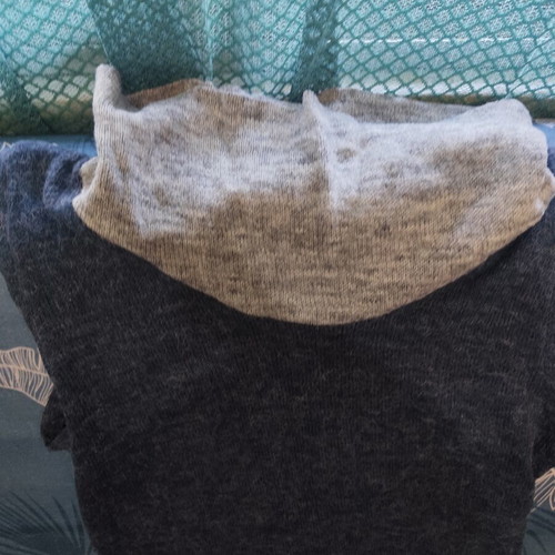 Dress like new, size XXL, gray and blue