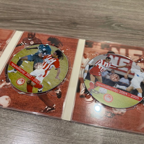 Olympiakos 7+1 Championships DVD like new