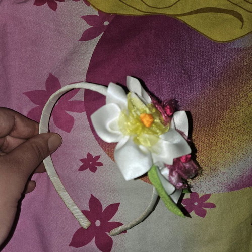 Mayoral hairband like new, white multicolor