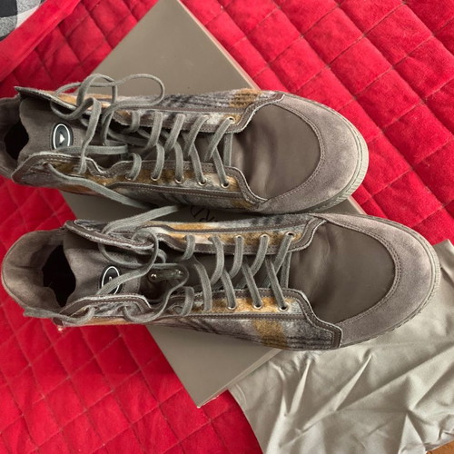 Alberto Guardiani sneakers used, gray, size 45