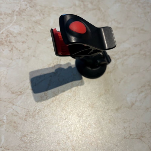 Car phone holder used with suction cup