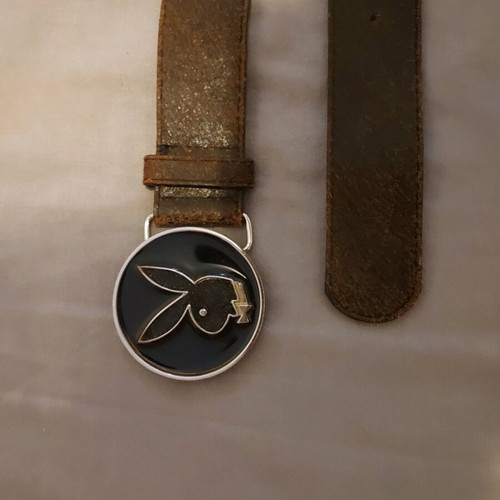 Playboy ζώνη σαν καινούργιο, καφέ, μήκος 115cm