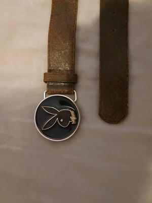 Playboy ζώνη σαν καινούργιο, καφέ, μήκος 115cm