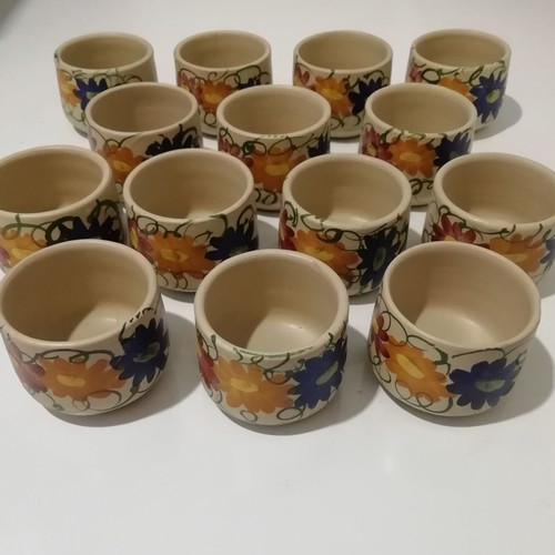 Ceramic bowls used from Marousi, pack of 14 pieces