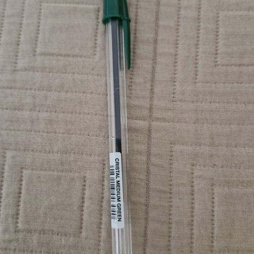 Bic pens set of 4, red, blue and green