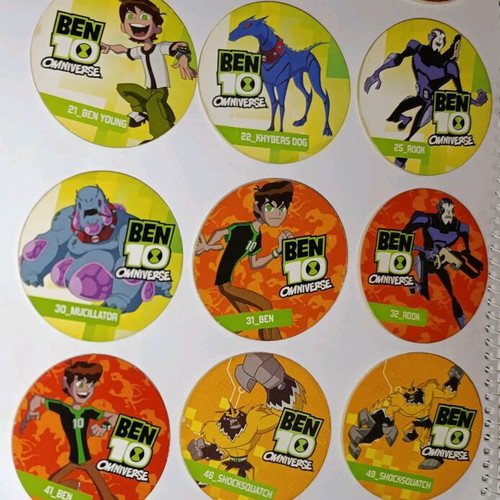 Ben 10 Chipicao caps used
