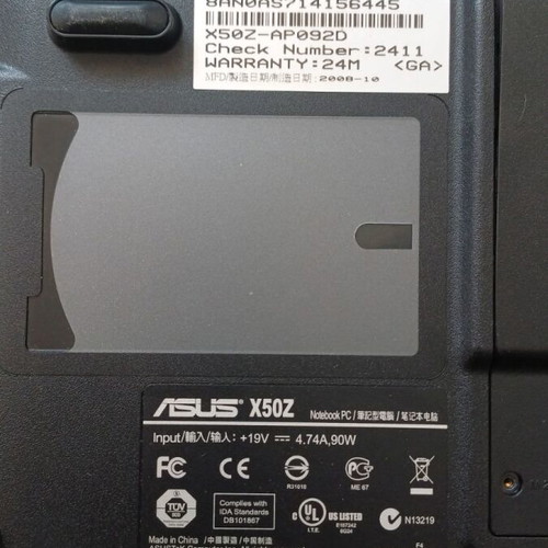 Laptop Asus X50Z σαν καινούργιο με επεξεργαστή AMD και ATI γραφικά
