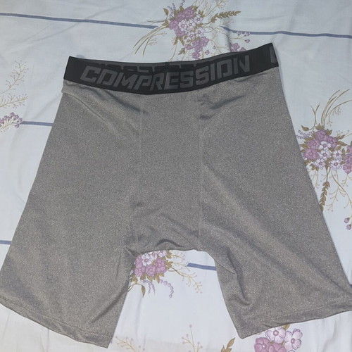 Men's sports leggings like new, black and grey, size M