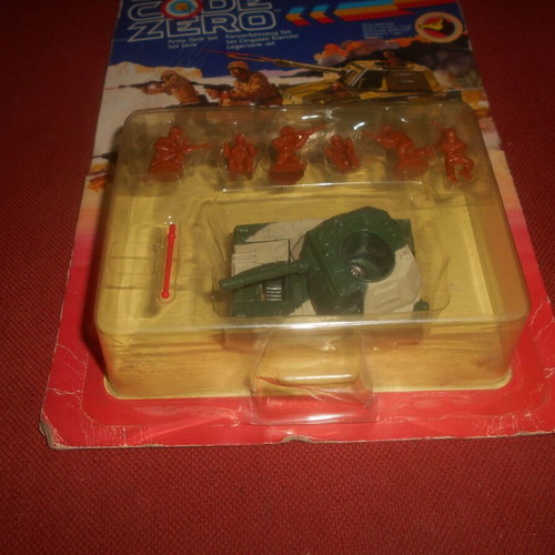 Code Zero Army Tank Set Mattel 1989 used