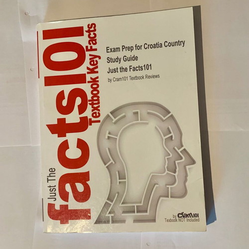 Exam Prep for Croatia Country Study Guide Just the Facts 101 like new