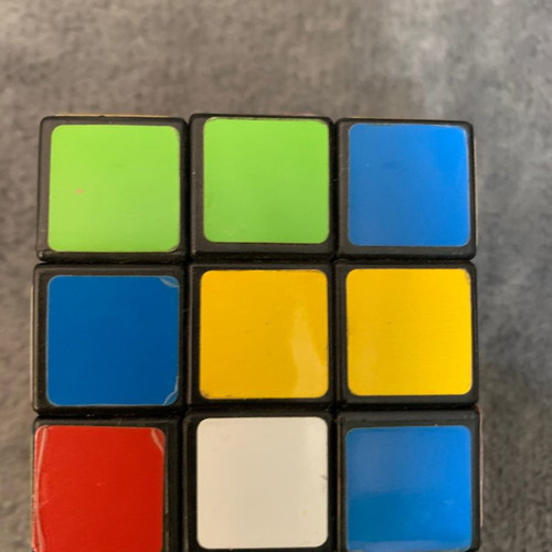Rubik magic cube 6x6cm used, vintage 80s
