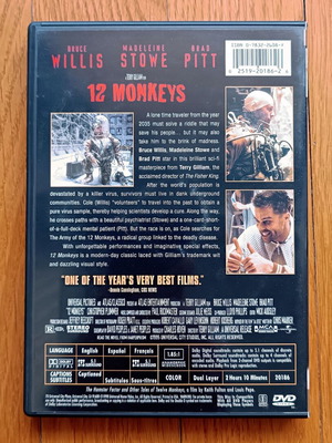 12 Monkeys DVD μεταχειρισμένο με ελληνικούς υπότιτλους