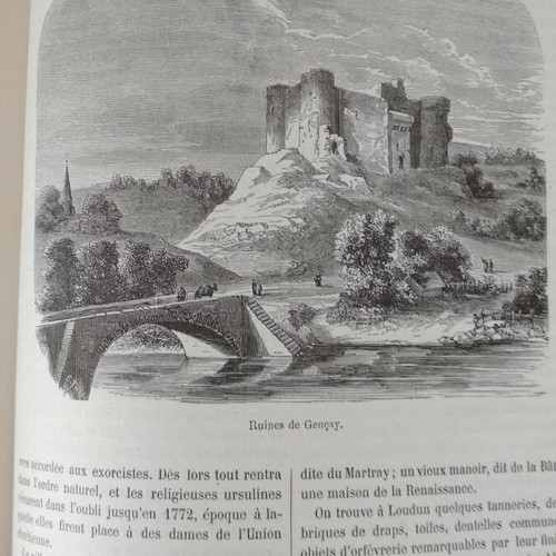 1881 Vienna engravings from Malte-Brun era book 32 pages