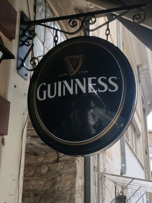 Guinness large sign used in excellent condition