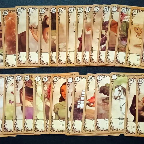 Under the Roses Lenormand deck like new by Kendra Hurteau & Katrina Hill