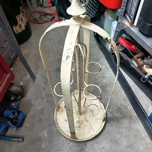 Large iron candlestick used, height 0.70 m