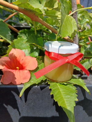 Homemade beeswax ointment with 100% beeswax