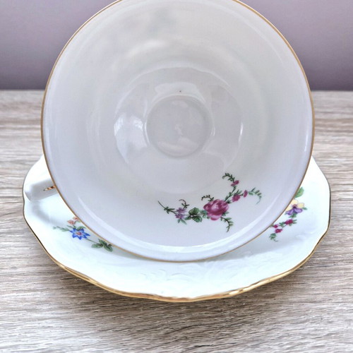 Porcelain double tea set new, marked Poland