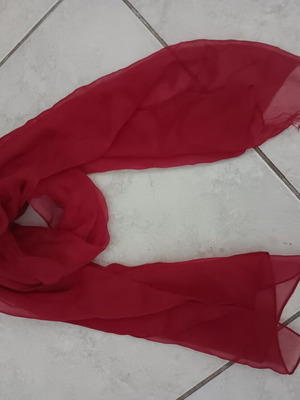 Γυναικείο φουλάρι σαν καινούργιο, σκούρο κόκκινο (μπορντό)