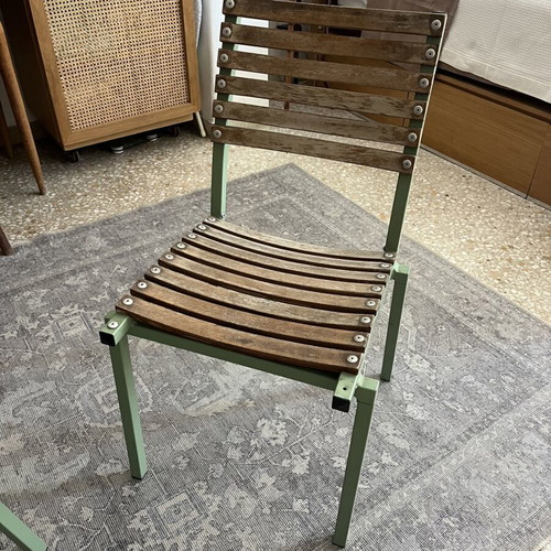 Aluminum chair used, suitable for balcony