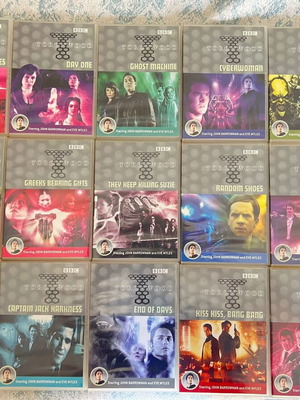 Doctor Who Torchwood empty boxes set of 15 like new