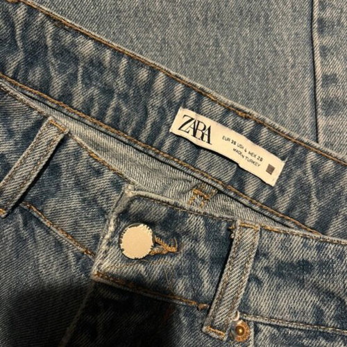Zara flare jeans size 36 like new, blue