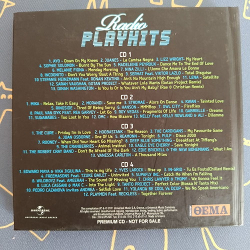 Radio Playhits 4 CD collection, pop